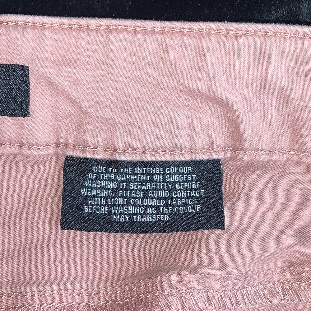 Buffalo David Bitton Samuella peach mid-rise Bermuda 16/36 - Picture 7 of 8